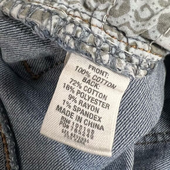 RSQ Womens Mom Jean Blue Wash Distressed Straight Jeans 3/W26 - Picture 3 of 6